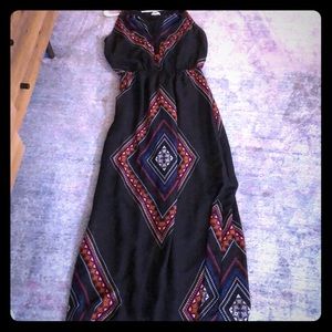 Multi color maxi dress